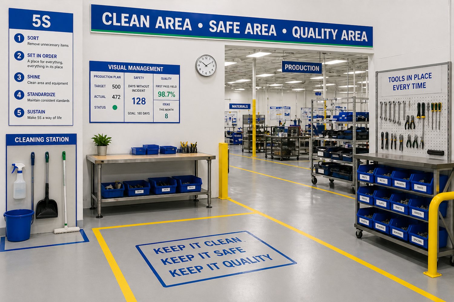 5S visual management area
